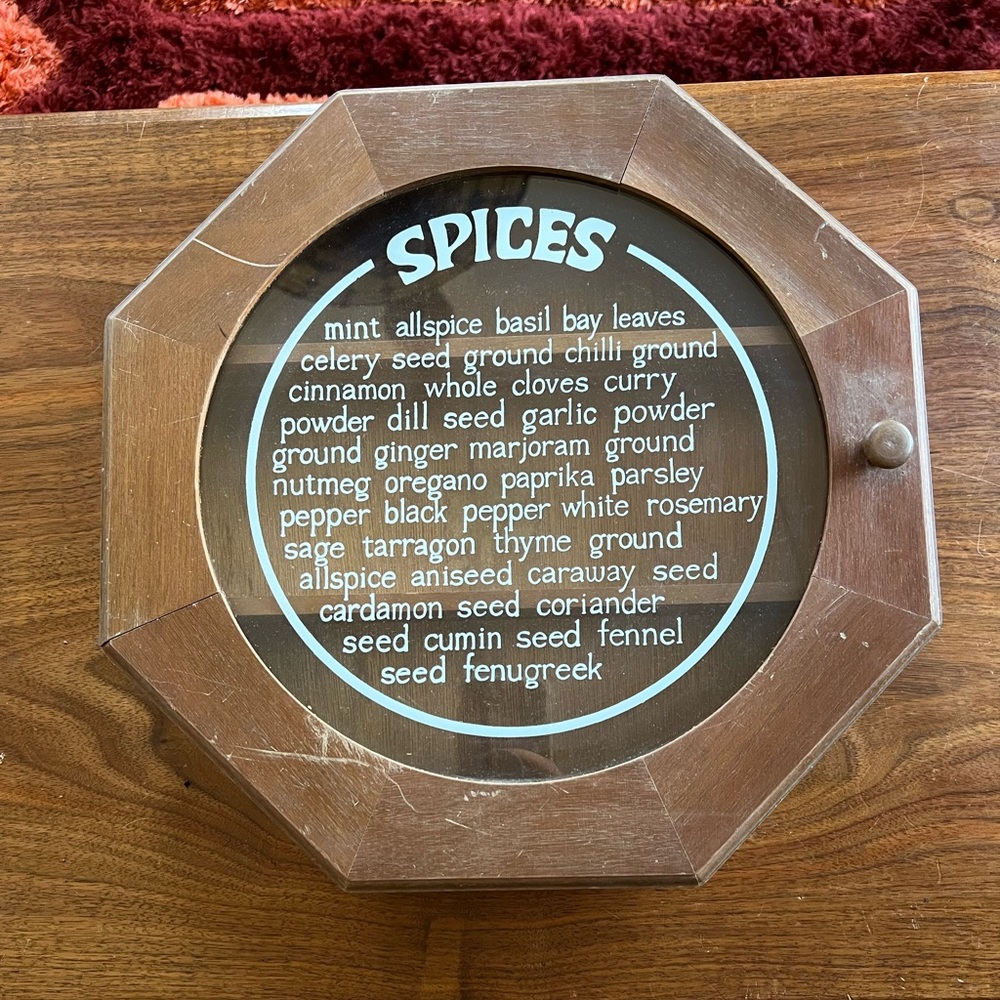 VINTAGE spice cabinet